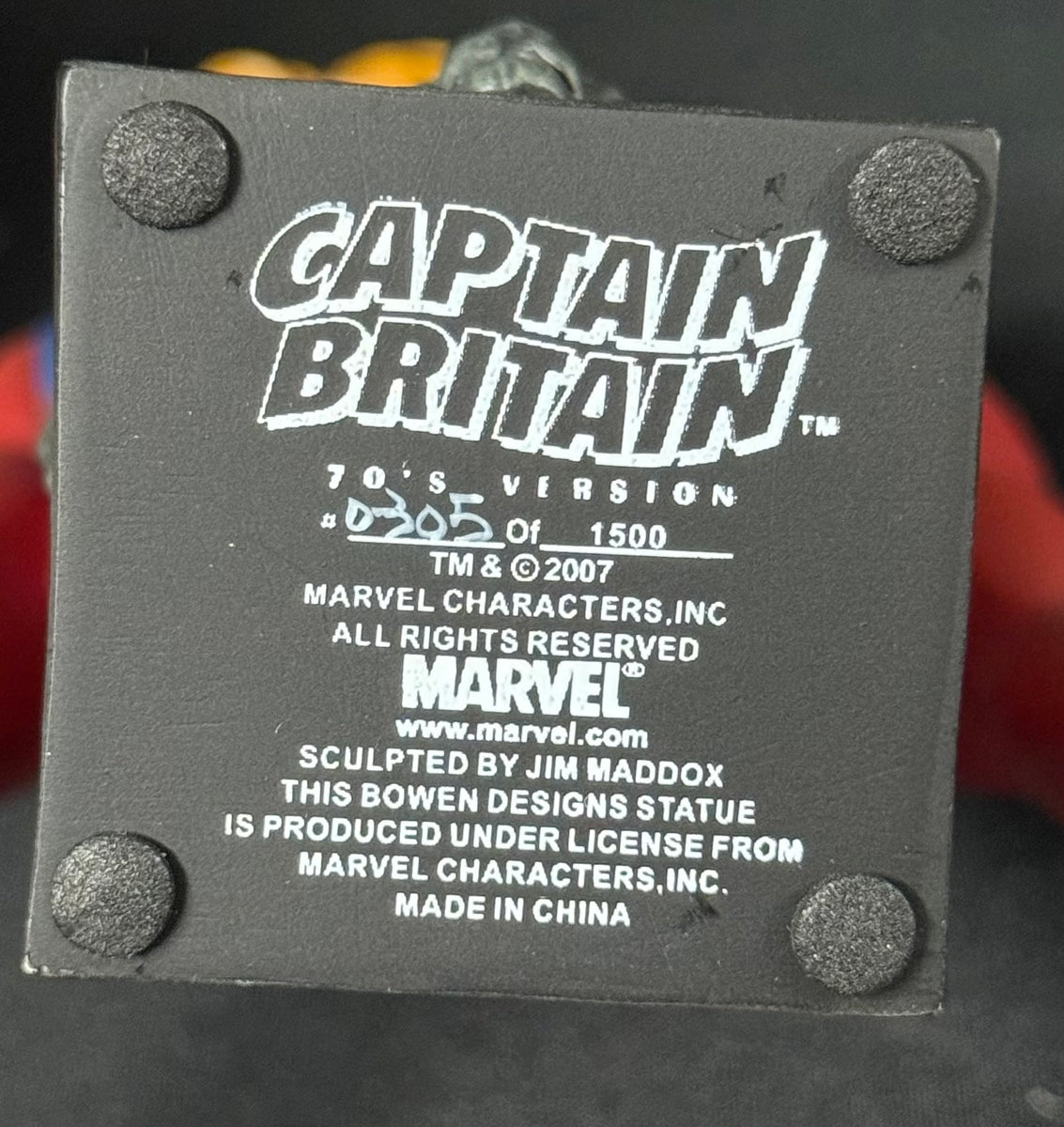 Buste CAPTAIN MARVEL 70’s Bowen (CUSTOM