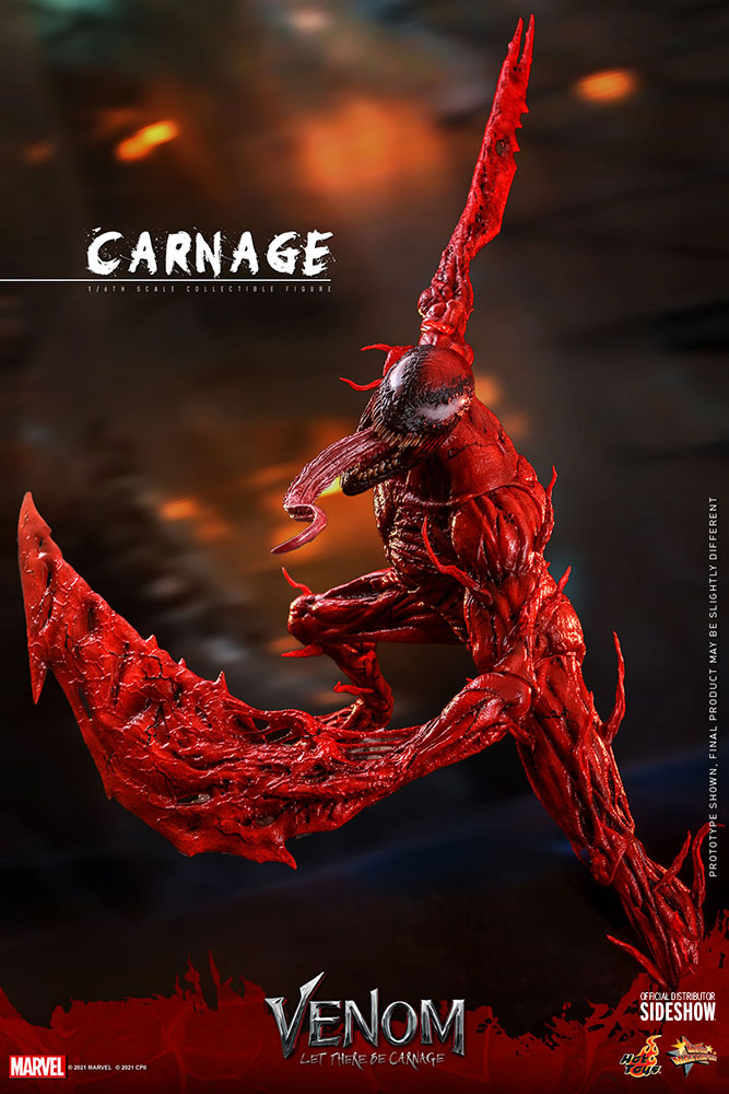 ホットトイズVENOM LET THERE BE CARNAGE フィギュア Hot Toys 1:6 Carnage - Venom: Let There Be Carnage, Red : Amazon