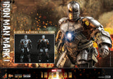 HOT TOYS IRON MAN - IRON MAN MARK I DIECAST 1:6 SCALE FIGURE
