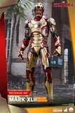 HOT TOYS IRON MAN 3 - IRON MAN MARK XLII DELUXE 1:4  SCALE FIGURE