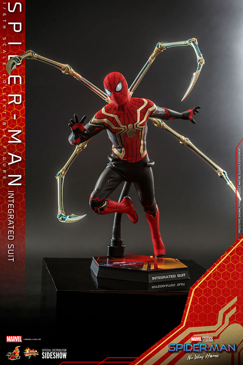 HOT TOYS SPIDER-MAN NO WAY HOME - SPIDER-MAN (INTEGRATED SUIT) 1:6