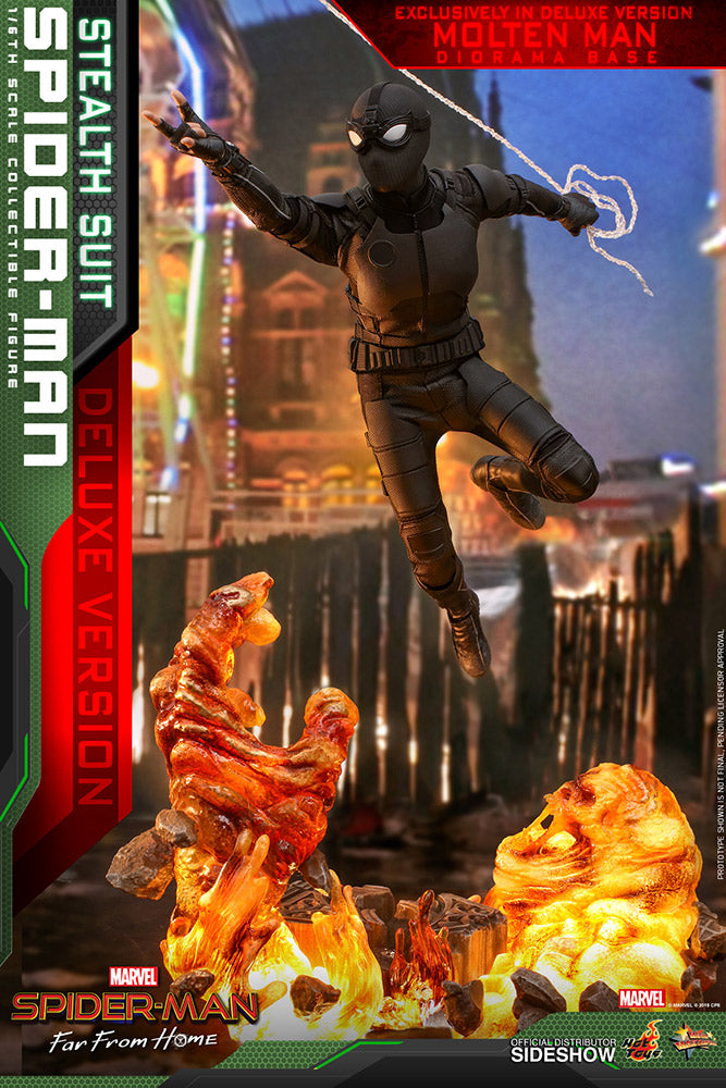 HOT TOYS SPIDER-MAN FAR FROM HOME SPIDER-MAN STEALTH SUIT DELUXE 1