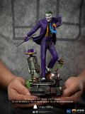DC THE JOKER DELUXE 1/10 STATUE (IRON STUDIOS)