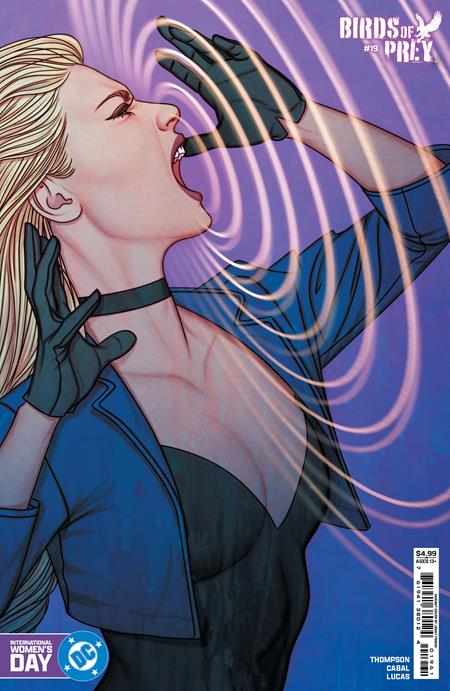 BIRDS OF PREY #19 CVR D JENNY FRISON INTERNATIONAL WOMENS DAY BLACK CANARY CARD STOCK VAR