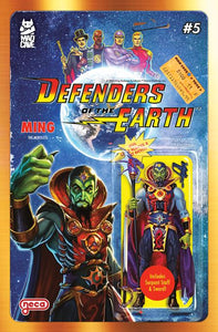 DEFENDERS OF THE EARTH #5 (OF 8) CVR B DJORDJE DJOKOVIC ACTION FIGURE VAR