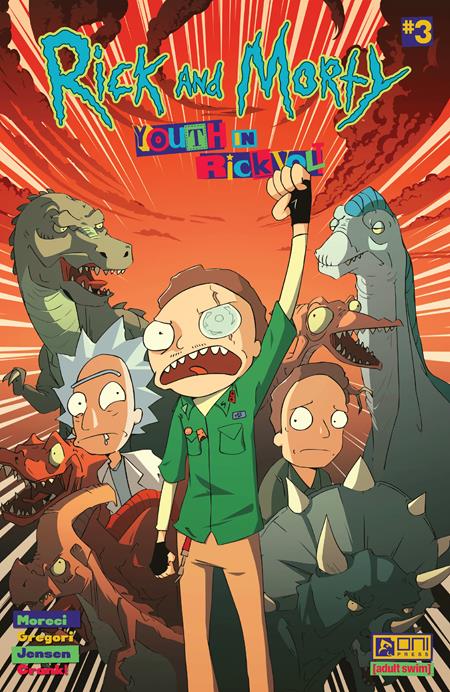 RICK AND MORTY YOUTH IN RICKVOLT #3 (OF 4) CVR B NICO HIROI DE VAR (MR)