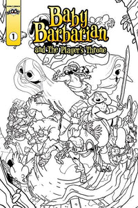 BABY BARBARIAN #1 CVR B TRAVIS HANSON COLORING BOOK VAR (NONSTOP)