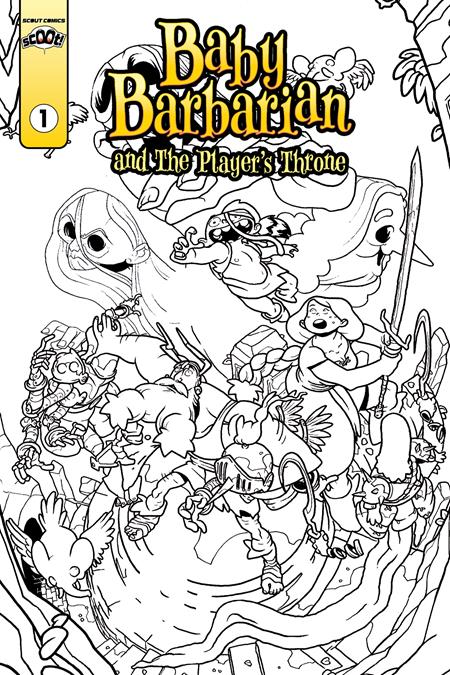 BABY BARBARIAN #1 CVR B TRAVIS HANSON COLORING BOOK VAR (NONSTOP)