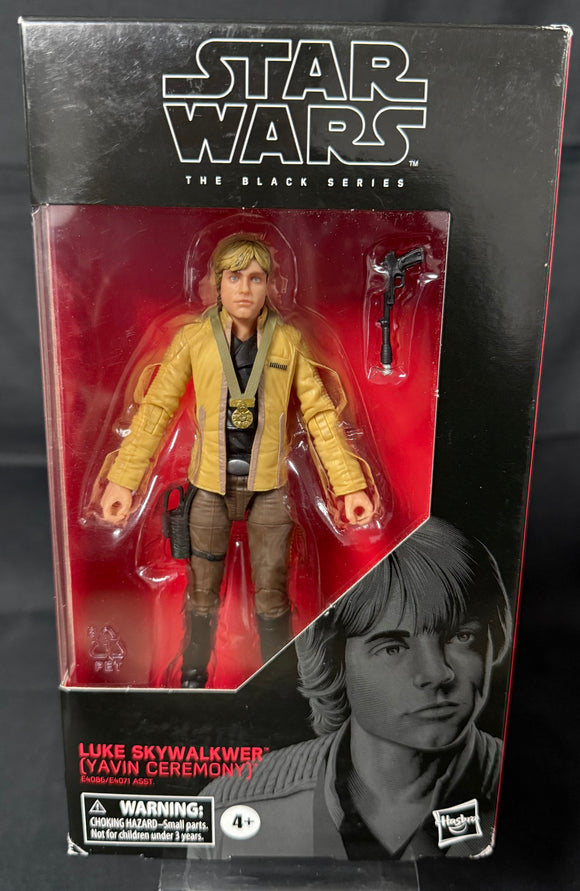 STAR WARS R1 BLACK SERIES 100 LUKE SKYWALKER (YAVIN CEREMONY) 6IN AF