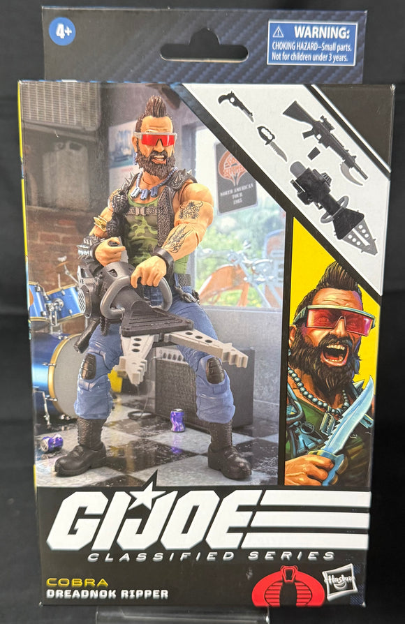 GI JOE CLASSIFIED SERIES 102 DREADNOK RIPPER 6IN AF