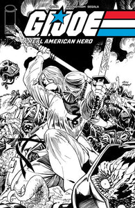 GI JOE A REAL AMERICAN HERO #312 CVR B ANDY KUBERT B&W VAR