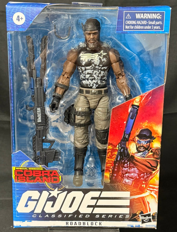 GI JOE CLASSIFIED SERIES 11 ROADBLOCK COBRA ISLAND EXCLUSIVE 6IN AF
