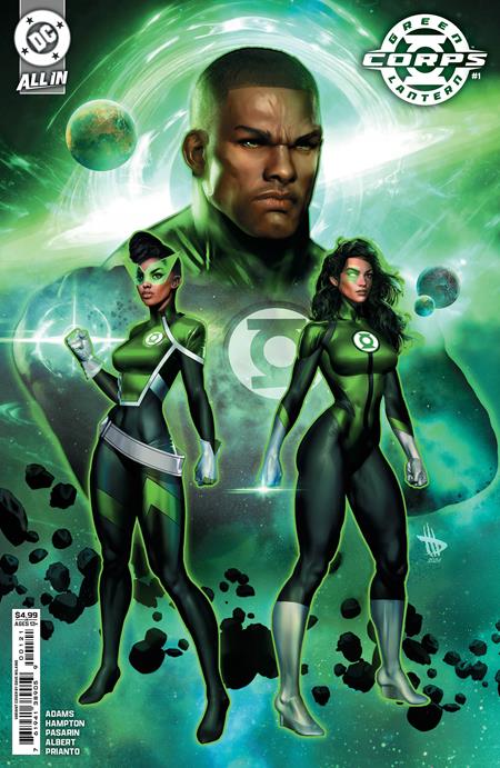 GREEN LANTERN CORPS #1 CVR B DAVE WILKINS CARD STOCK VAR