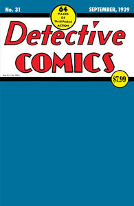 DETECTIVE COMICS #31 FACSIMILE EDITION CVR C BLANK CARD STOCK VAR