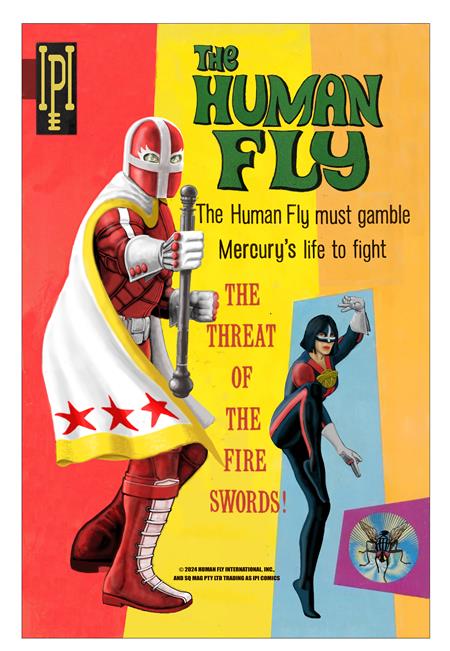 HUMAN FLY #3 (OF 4) CVR A JAN SCHERPENHUIZEN GOLD KEY 1960s GREEN HORNET HOMAGE (MR)