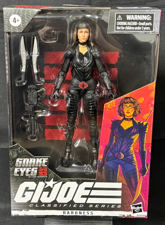 GI JOE CLASSIFIED SERIES 19 BARONESS MOVIE 6IN AF