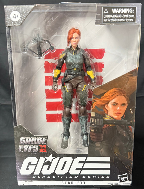 GI JOE CLASSIFIED SERIES 20 SCARLETT MOVIE 6IN AF