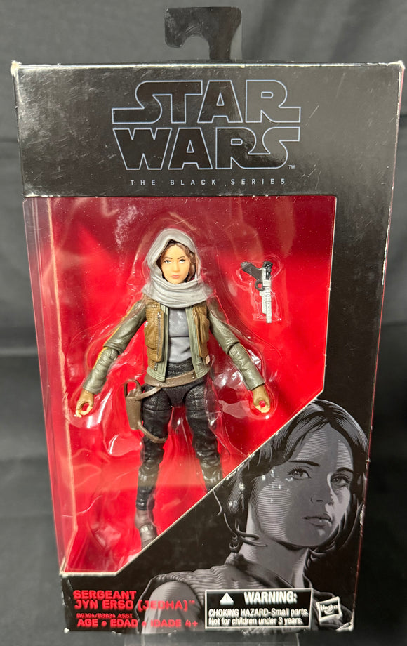 STAR WARS R1 BLACK SERIES 22 SGT JYN ERSO 6IN AF