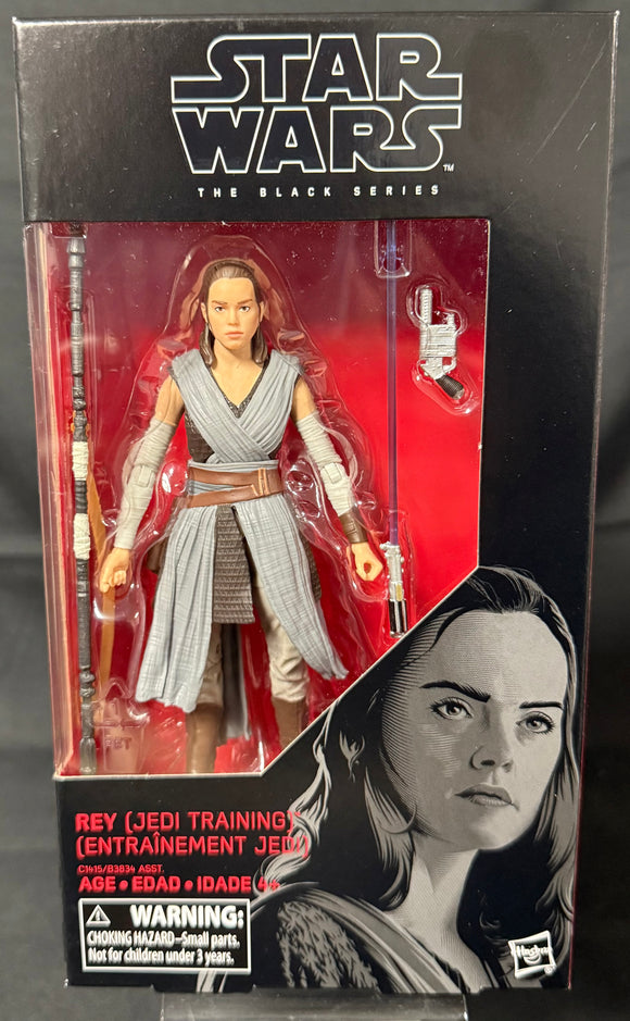 STAR WARS R1 BLACK SERIES 44 REY JEDI TRAINING 6IN AF