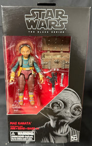 STAR WARS R1 BLACK SERIES 49 MAZ KANATA 6IN AF