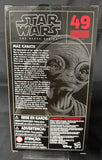 STAR WARS R1 BLACK SERIES 49 MAZ KANATA 6IN AF