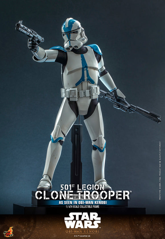 HOT TOYS STAR WARS: CLONE WARS - 501ST LEGION CLONE TROOPER 1:6 SCALE FIGURE