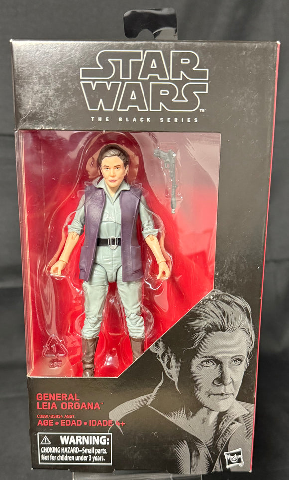 STAR WARS R1 BLACK SERIES 52 GENERAL LEIA ORGANA 6IN AF