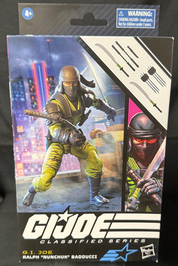 GI JOE CLASSIFIED SERIES 80 NUNCHUK 6IN AF
