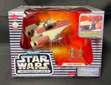 STAR WARS 1995 ACTION FLEET A-WING STARFIGHTER