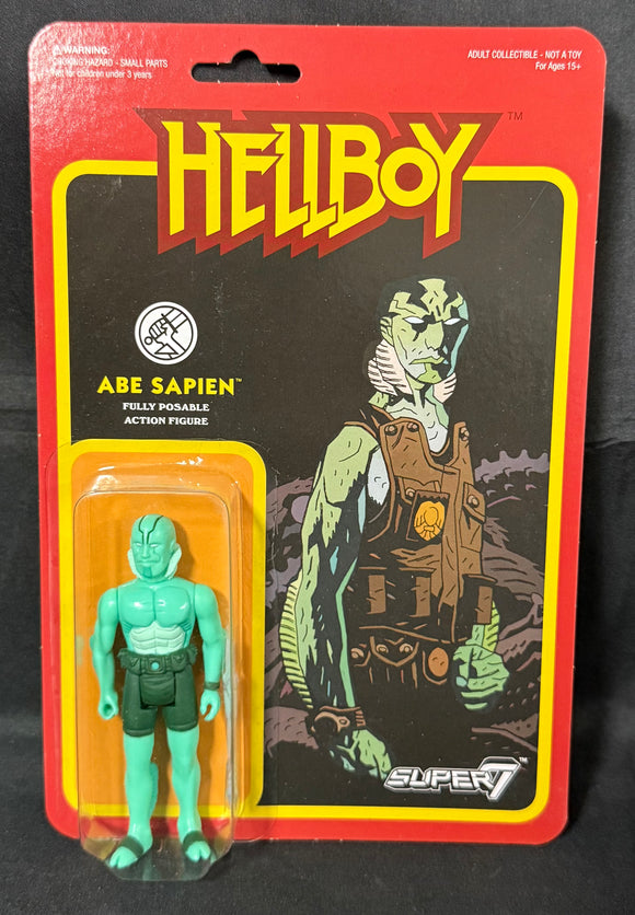 REACTION HELLBOY ABE SAPIEN WAVE 1 3.75IN AF