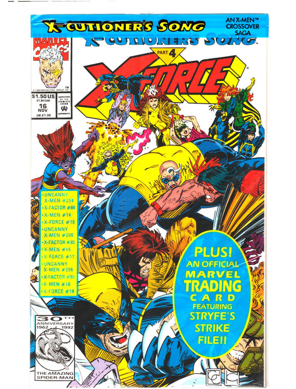 X-FORCE #16 (1992) NM (UNOPENED) – Another Dimension Comics