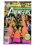AVENGERS #213 (1981) INFAMOUS ISSUE WHERE YELLOWJACKET HITS THE WASP ("HANK PYM IS A WIFE BEATER" ISSUE) VF+/VFNM