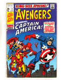 AVENGERS ANNUAL #3 KING-SIZE SPECIAL (1969) VG-