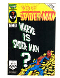 WEB OF SPIDER-MAN #18 (1986) 1ST CAMEO APPEARANCE OF EDDIE BROCK (HAND ONLY ON LAST PAGE OF STORY) VF