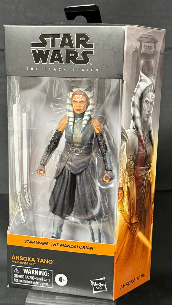 STAR WARS BLACK MANDALORIAN 19 AHSOKA TANO 6IN AF