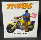 STIKFAS ALPHA MALE BIKER W/ MOTORCYCLE