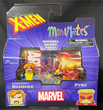 MARVEL MINIMATES SER 60 BANSHEE/PYRO