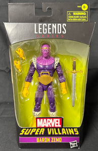 MARVEL SUPER VILLIANS LEGENDS BARON ZEMO 6IN AF