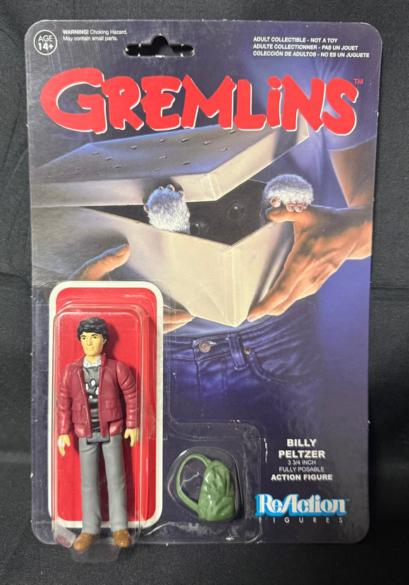REACTION GREMLINS BILLY PELTZER 3.75IN AF