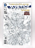 JUSTICE LEAGUE #15 (2013) LIMITED IVAN REIS SKETCH VARIANT 1:100 NM