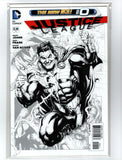JUSTICE LEAGUE #0 (2012) LIMITED GARY FRANK SKETCH COVER 1:100 UNOPENED NM