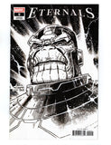 ETERNALS #9 JIM CHEUNG HEADSHOT VARIANT SKETCH COVER (2022) NM-