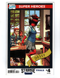 STRANGE ACADEMY: FINALS #4 DUSTIN WEAVER TRADING CARD VARIANT COVER (2023) NM-