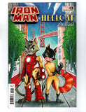 IRON MAN & HELLCAT ANNUAL #1 (2022) CHRISSIE ZULLO VARIANT COVER NM-