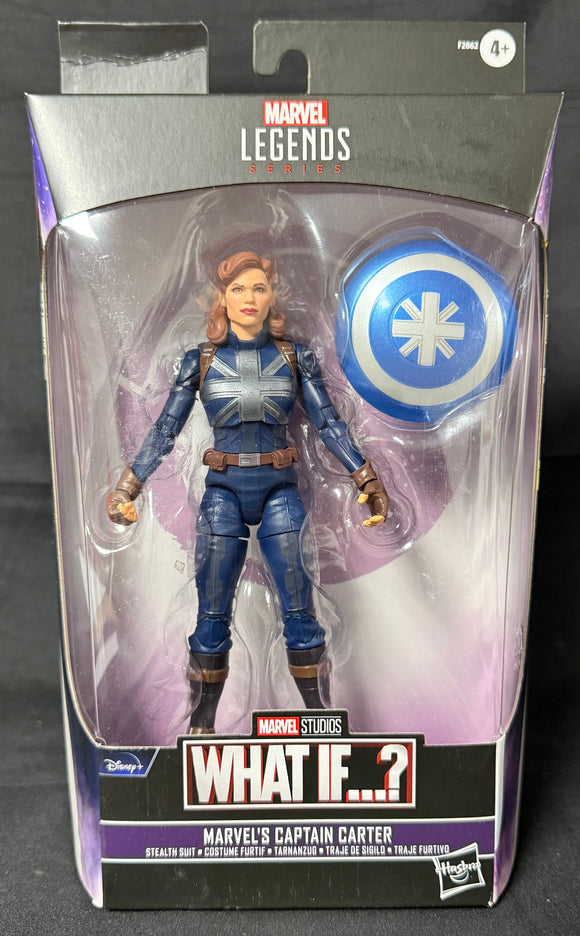 MARVEL LEGENDS WHAT IF CAPTAIN CARTER STEALTH SUIT 6IN AF