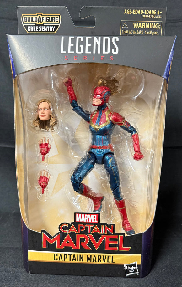 CAPTAIN MARVEL LEGENDS (KREE SENTRY BAF) CAPTAIN MARVEL 6IN AF