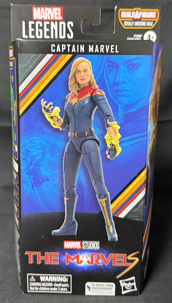 MARVEL LEGENDS (TOTALLY AWESOME HULK BAF) CAPTAIN MARVEL 6IN AF