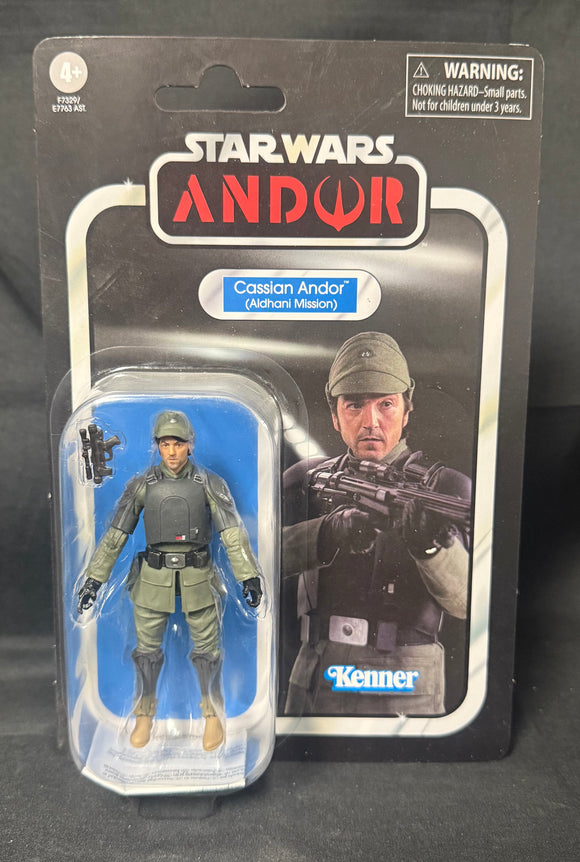 STAR WARS VINTAGE VC-267 CASSIAN ANDOR ALDHANI MISSION 3.75IN AF
