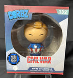 FCBD 2016 DORBZ CW UNMASKED CAPTAIN AMERICA VINYL FIG
