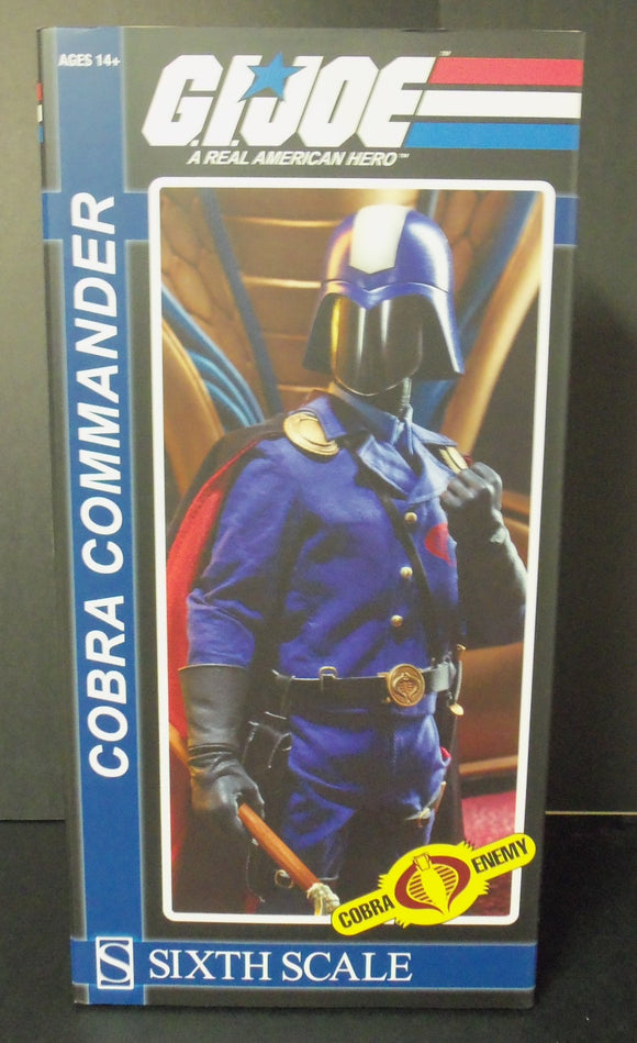 SIDESHOW GI JOE COBRA COMMANDER 1:6 SCALE FIGURE